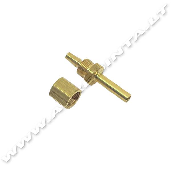 PVC SND vamzdelio sujungimo komplektas fi6 180 / PVC Vialle D5x3/16